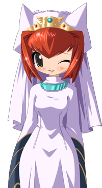 1girl, 2000s_(style), blush, breasts, bridal_veil, brown_eyes, collared_dress, cowboy_shot