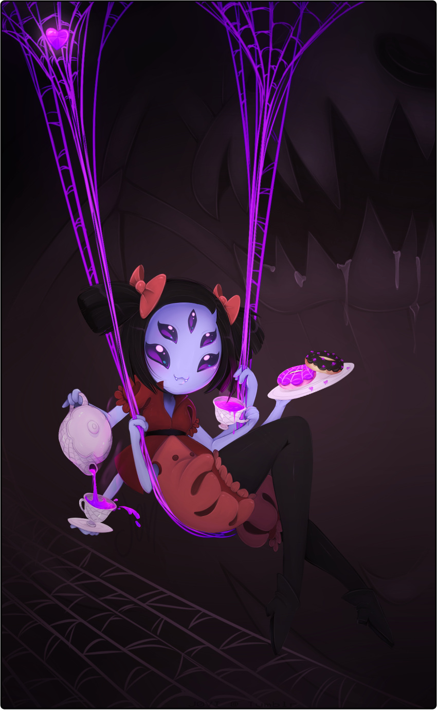 1girl, 2016, 2d, anthro, arachnid, arthropod, arthropod_girl, black_background