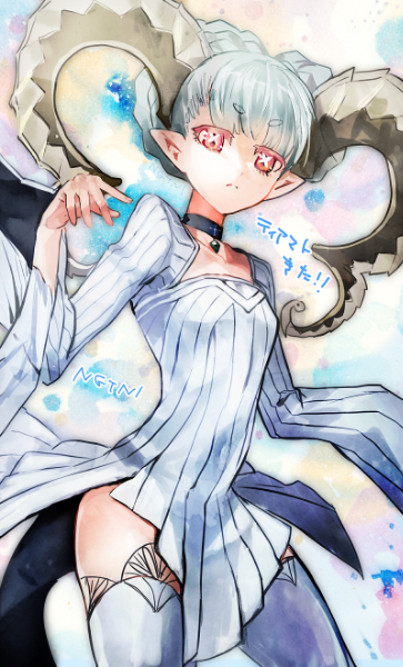 1girl, braid, choker, closed_mouth, commentary_request, dress, fate/grand_order, fate_(series)