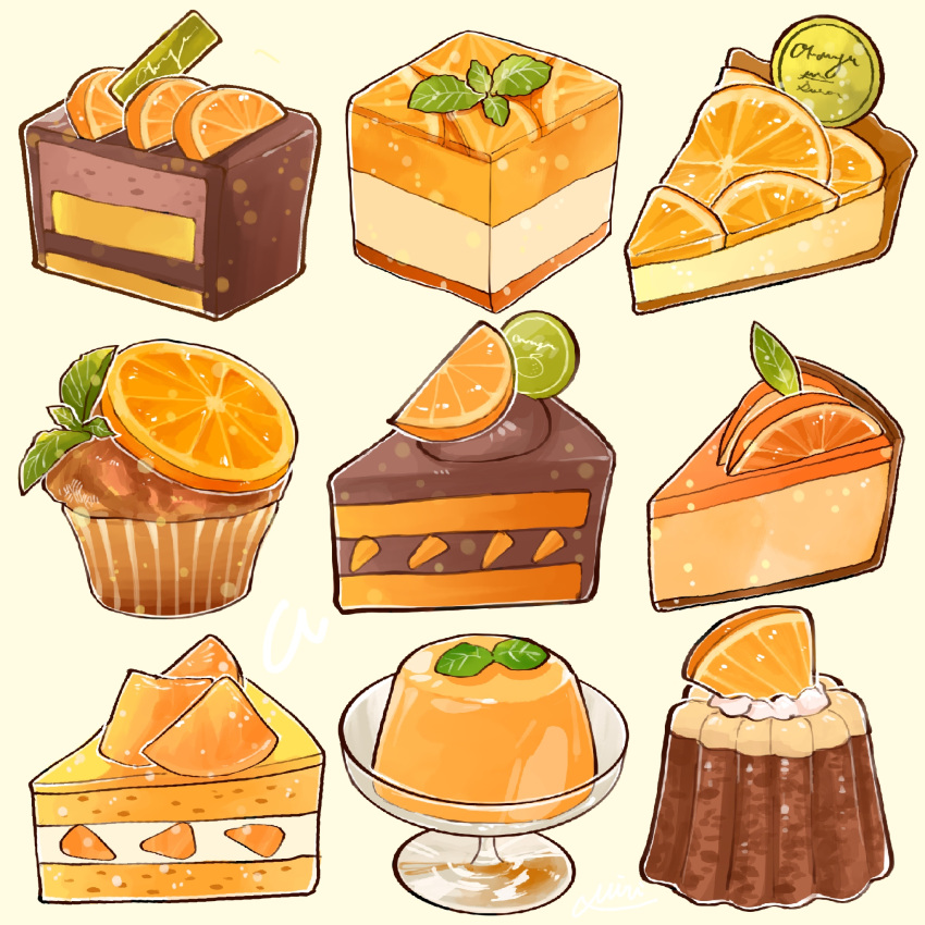 cake, cake_slice, canele, commentary_request, food, food_focus, fruit, fruit_tart
