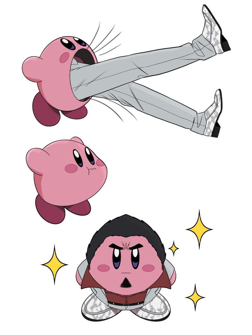 1boy, black_hair, blush_stickers, cdtxufre, cosplay, crossover, facial_hair, goatee