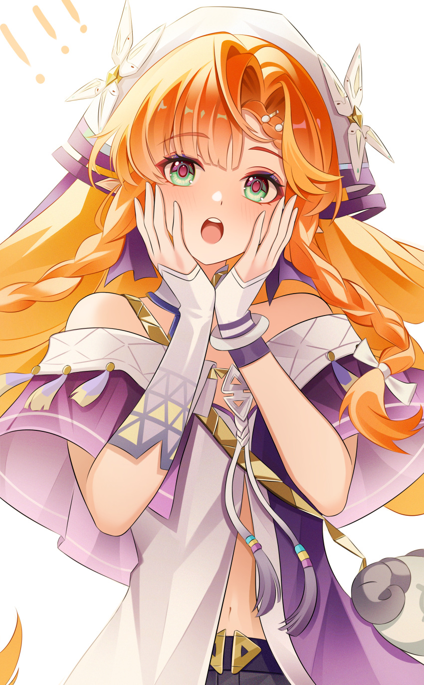 1girl, absurdres, amane_luna_(vtuber), chijiandeyusang, green_eyes, highres, long_hair, open_mouth