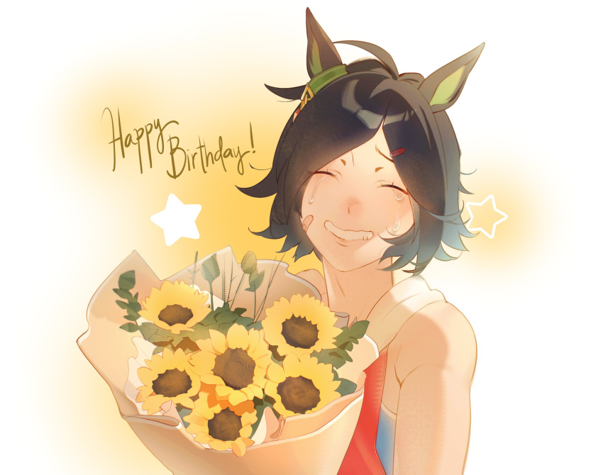 1girl, absurdres, animal_ears, bandaid, bandaid_on_cheek, bandaid_on_face, bandeau, bare_shoulders