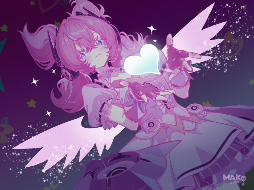 1girl, aqua_hair, aqua_streaks, aria_(zenless_zone_zero), artist_name, center_frills, closed_mouth, commentary_request