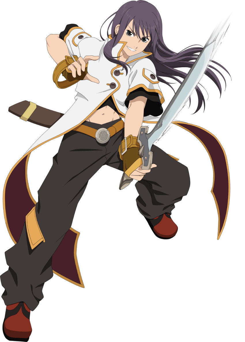 1boy, alternate_costume, artist_request, belt, black_eyes, black_hair, black_pants, brown_belt