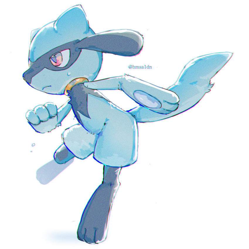 1other, clenched_hand, closed_mouth, commentary_request, furry, gur1, highres, pokemon