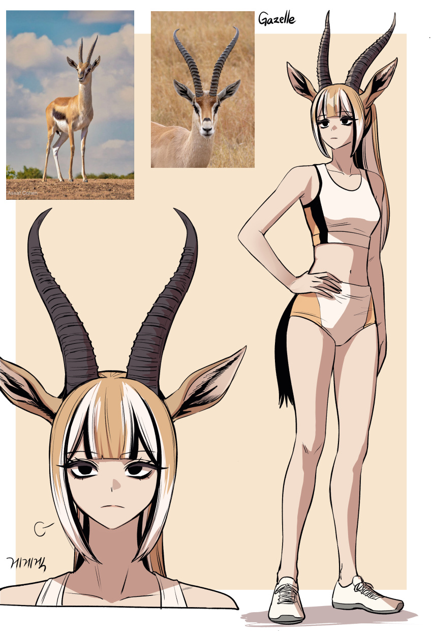 1girl, absurdres, animal_ears, bare_shoulders, black_eyes, black_hair, blunt_bangs, brown_hair