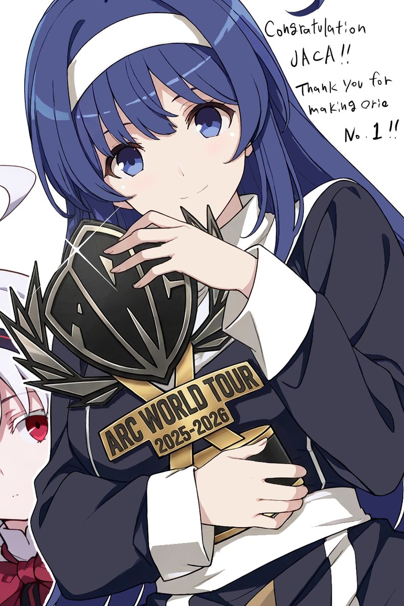 2025, 2026, 2girls, ahoge, ballardiae1007, blue_eyes, blue_hair, bow
