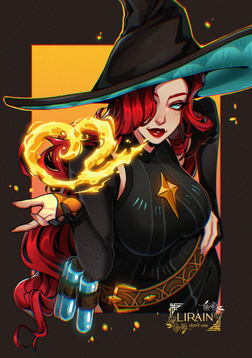 1girl, absurdres, afk_(series), afk_journey, artist_name, belt, belt_buckle, black_dress