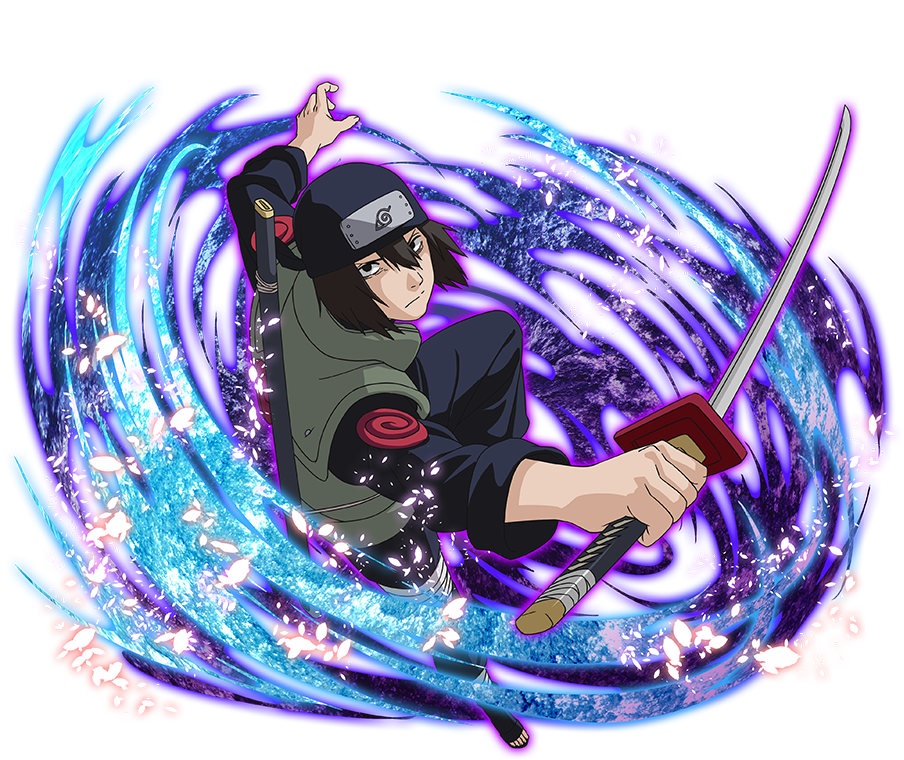 1boy, bandana, black_bandana, black_pants, black_shirt, brown_hair, flak_jacket, forehead_protector