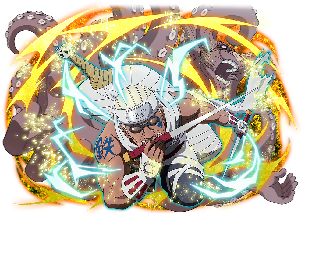 1boy, black_pants, blonde_hair, dark-skinned_male, dark_skin, forehead_protector, glasses, gyuuki_(naruto)