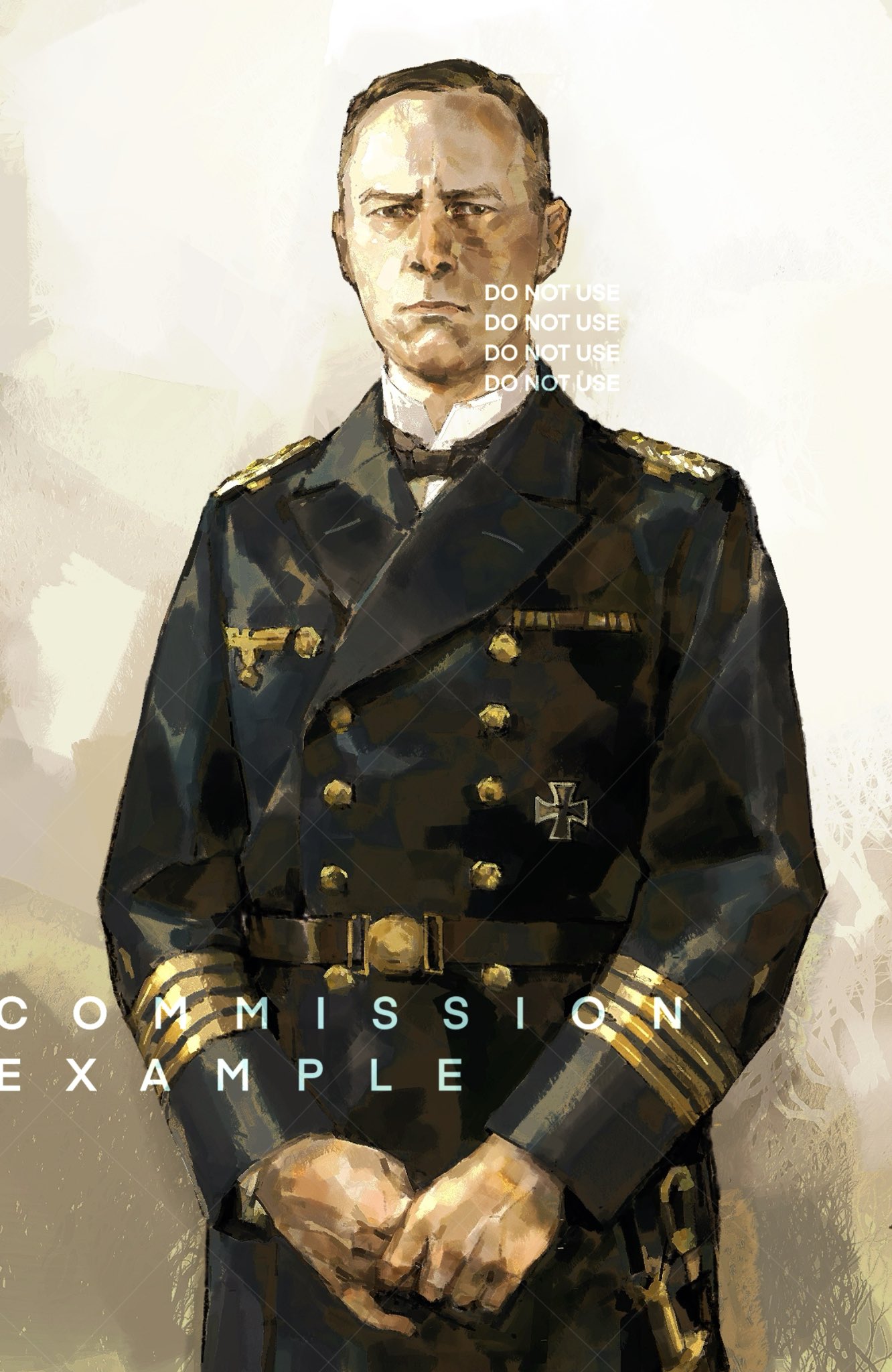 1boy, belt, cross, ecku_(eckiiaaoo), english_text, highres, iron_cross, looking_at_viewer