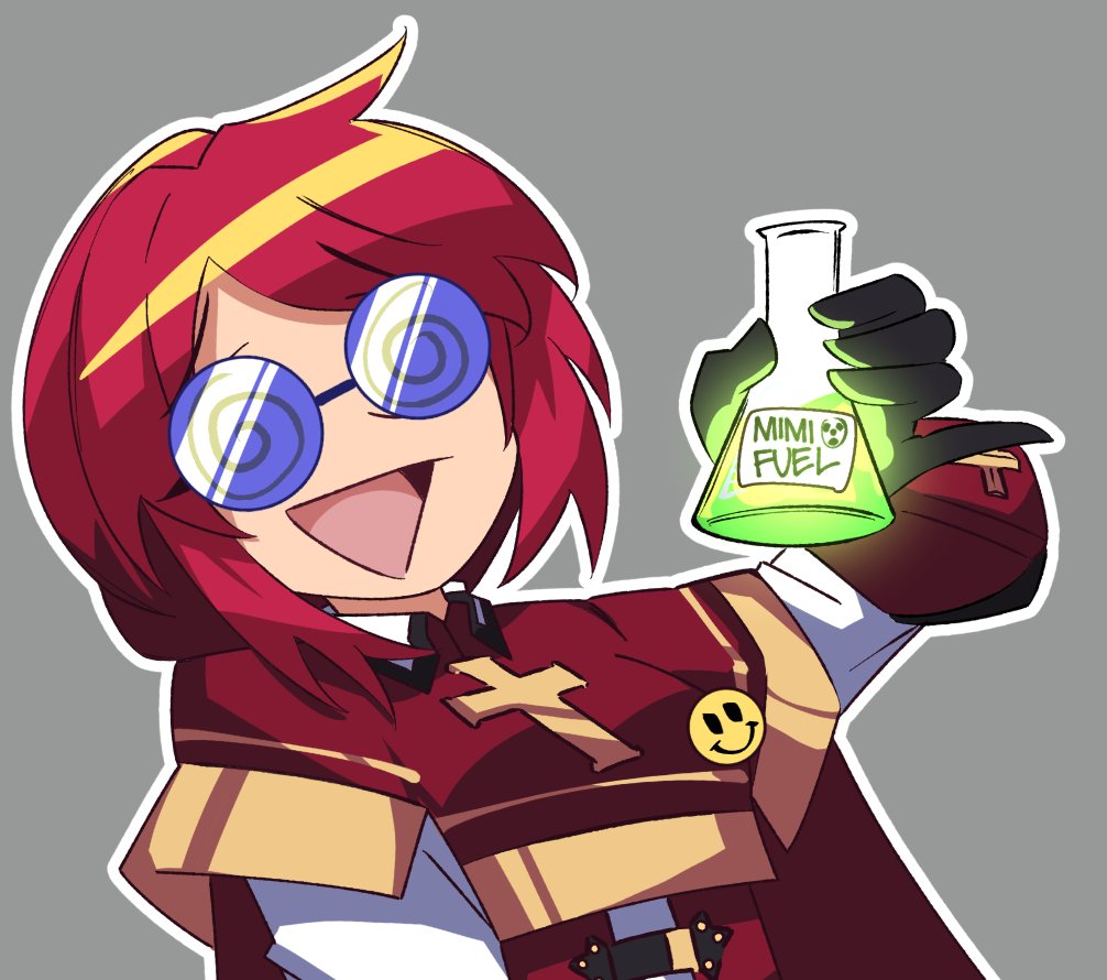 1girl, alternate_costume, black_gloves, coke-bottle_glasses, collared_shawl, commentary, cross, english_commentary