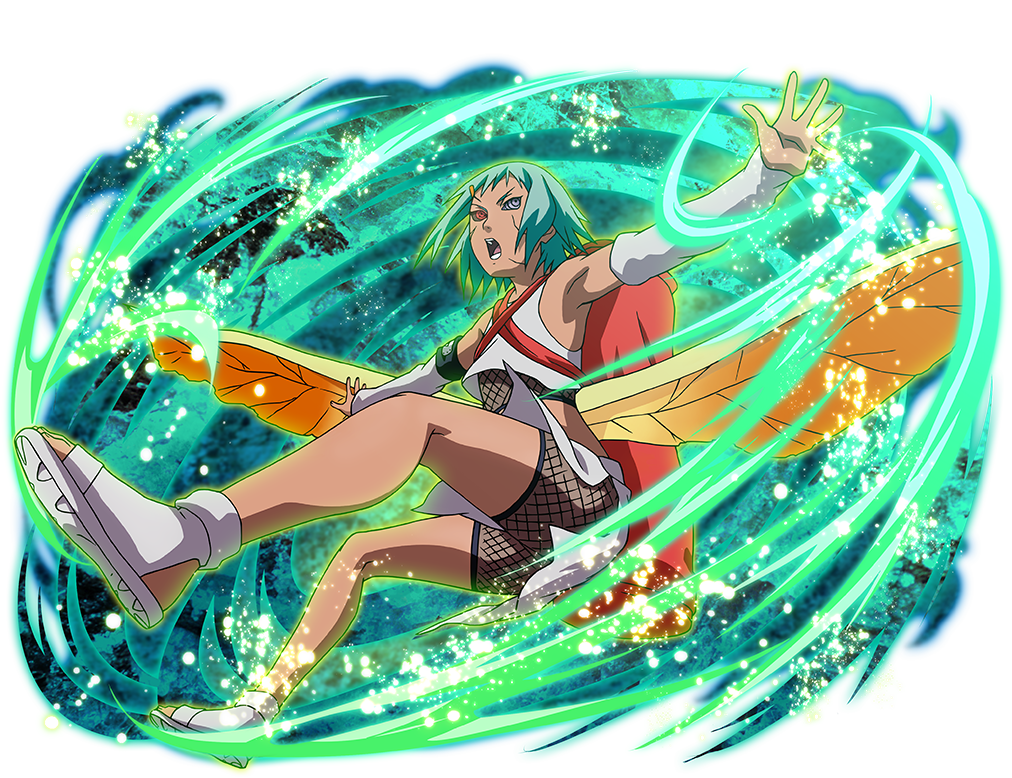 1girl, aqua_hair, black_sclera, boots, colored_sclera, dark-skinned_female, dark_skin, detached_sleeves