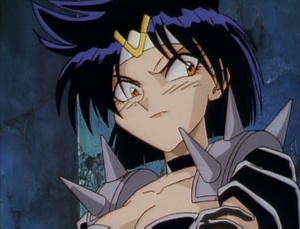 1girl, anime_coloring, anime_screenshot, black_dress, black_gloves, black_hair, blurry, blurry_background