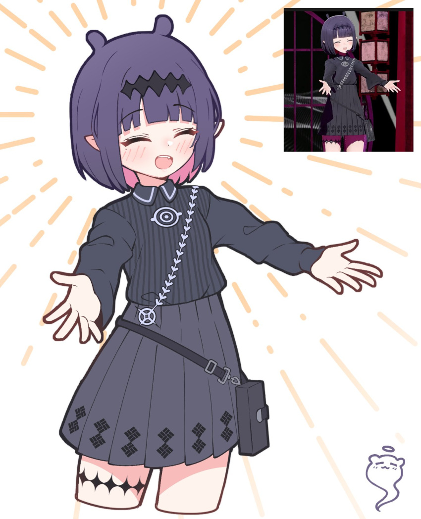 1girl, highres, hololive, hololive_english, long_sleeves, looking_at_viewer, mole, mole_under_eye