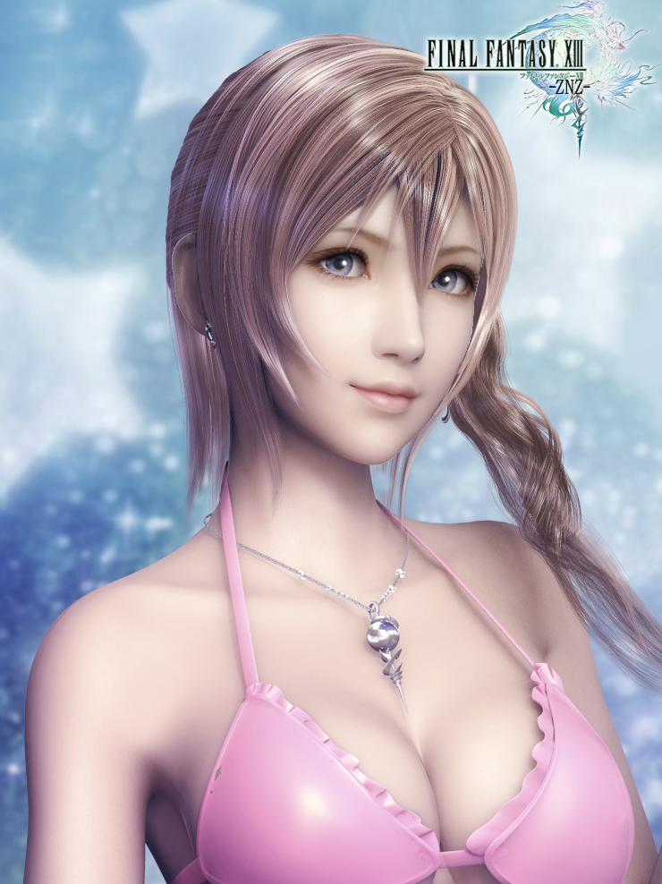 1girl, bikini, bikini_top, blonde_hair, breasts, cg, cleavage, close