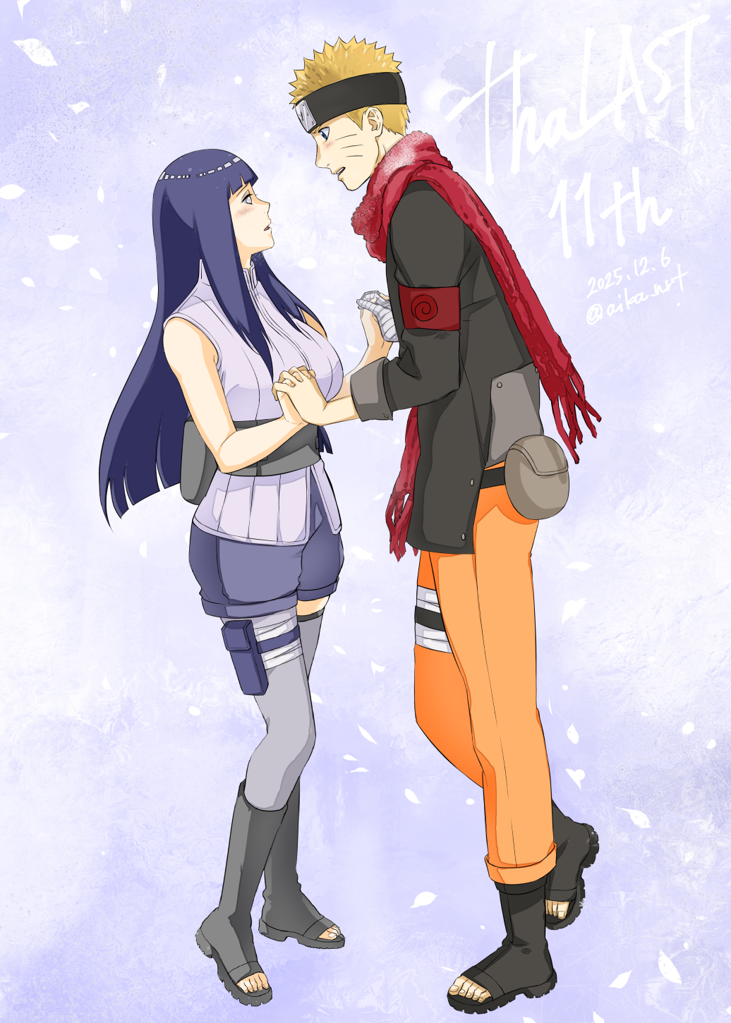 1boy, 1girl, aika_nrt, anniversary, avatar:_the_last_airbender, avatar_legends, bandaged_arm, bandages