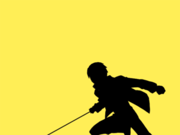 animated_gif, gif, glasses, grey_hair, majutsushi_orphen, narukami_yuu, parody, persona