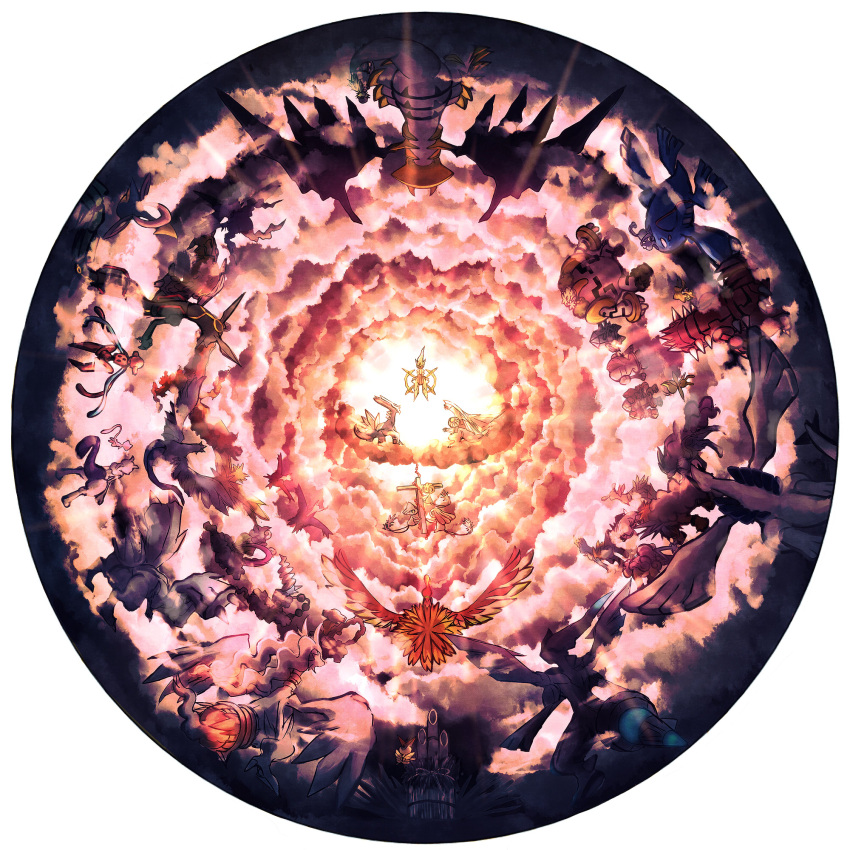 arceus, articuno, azelf, celebi, cloud, cobalion, cresselia, cross