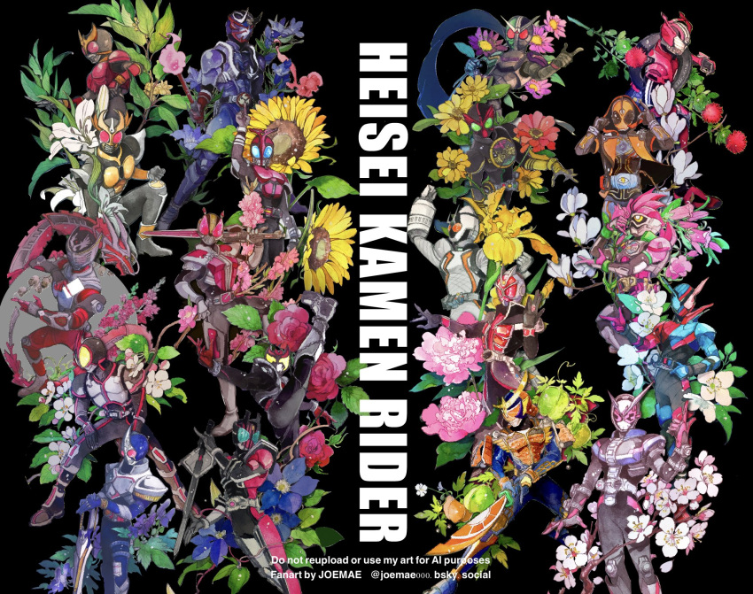 6+boys, armor, belt, black_background, black_bodysuit, black_helmet, blay_buckle, blay_rouzer