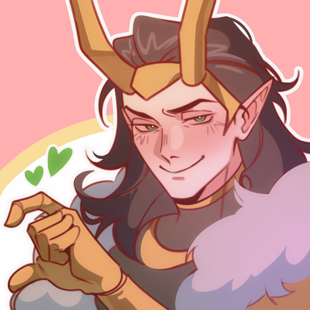 1boy, black_bodysuit, black_hair, bodysuit, commentary, evil_cactus, fake_horns, fur_trim
