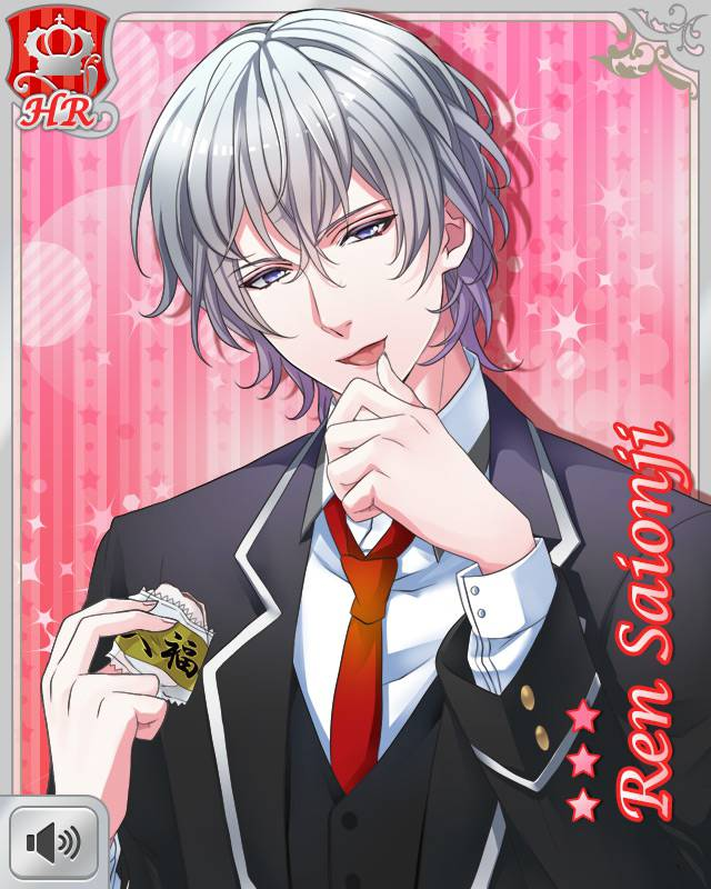 1boy, black_jacket, boyfriend_(kari), card_(medium), character_name, grey_eyes, grey_hair, hair_between_eyes