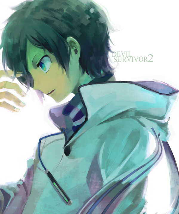 bad_id, black_hair, blue_eyes, devil_survivor_(series), devil_survivor_2, digital_media_player, male, protagonist_(devil_survivor_2)