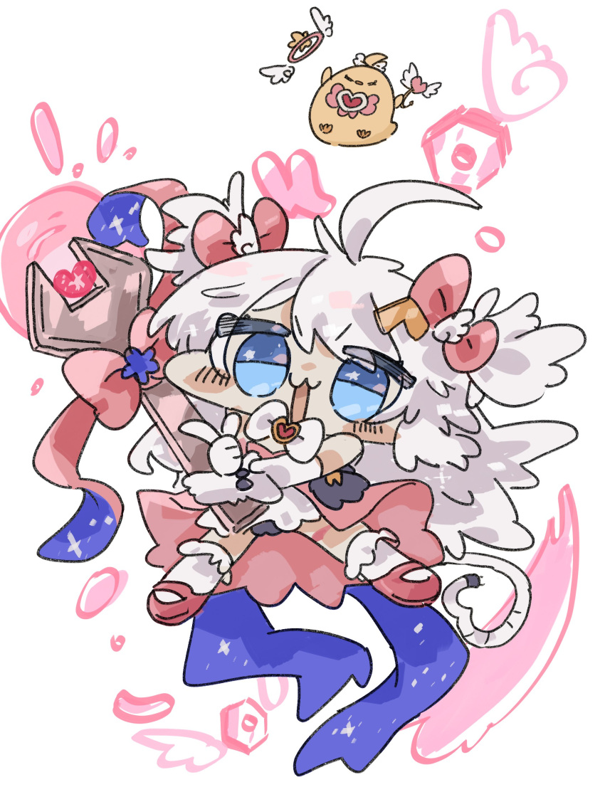 1girl, :3, absurdres, ahoge, azur_lane, blue_eyes, chibi, chibi_only