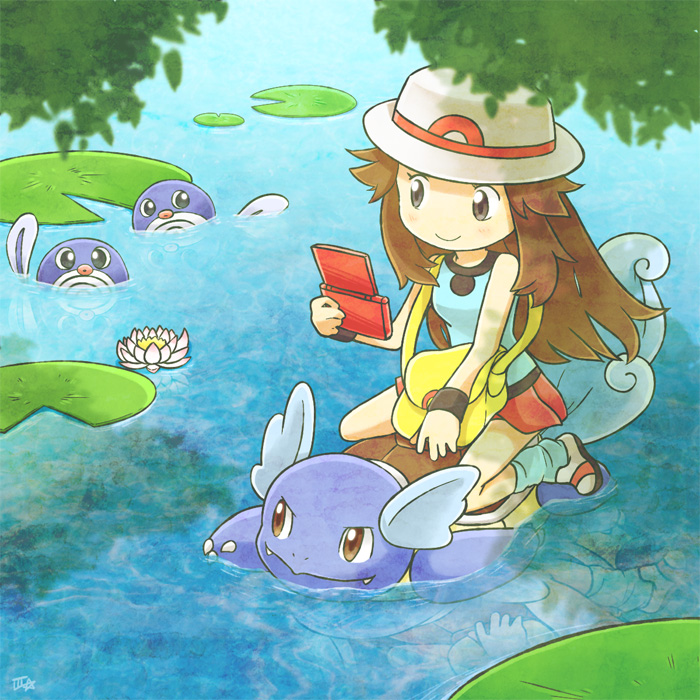 1girl, aqua_shirt, aqua_socks, bag, black_eyes, brown_eyes, brown_hair, closed_mouth