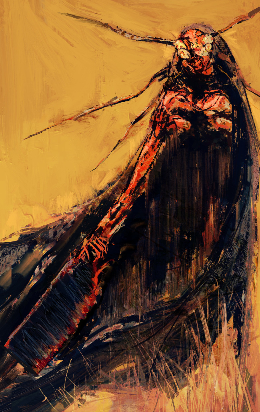 absurdres, blood, blood_on_weapon, bug, cockroach, curse, cursed_spirit_(jujutsu_kaisen), extra_eyes