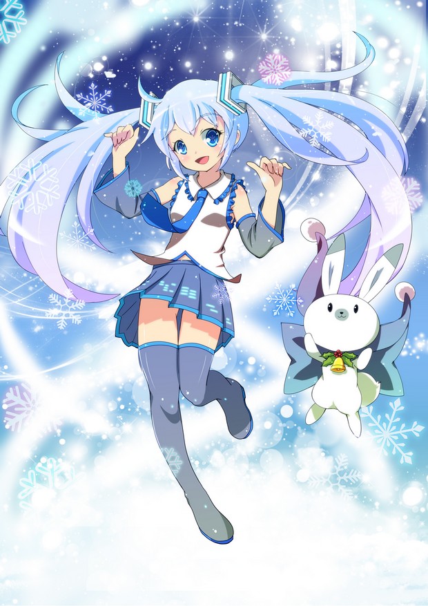 1girl, aqua_hair, blue_eyes, blue_necktie, blue_trim, collared_shirt, commentary, detached_sleeves
