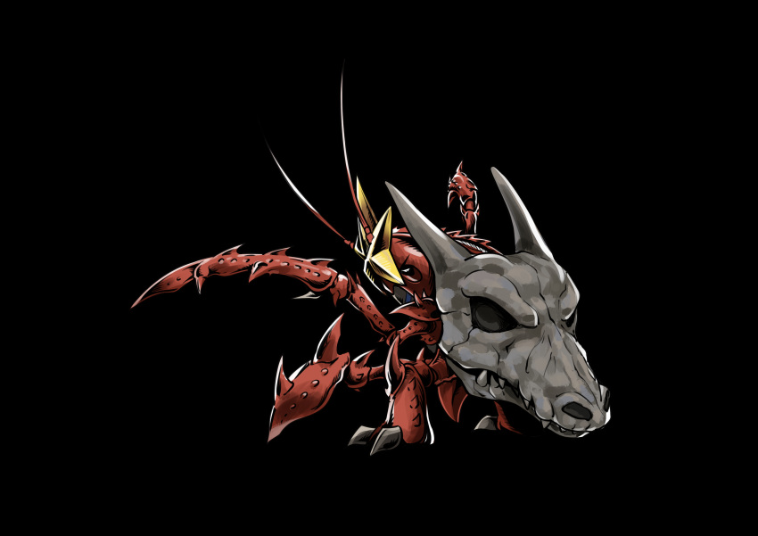 absurdres, commentary_request, crawdaunt, full_body, highres, looking_back, monster_hunter_(series), no_humans