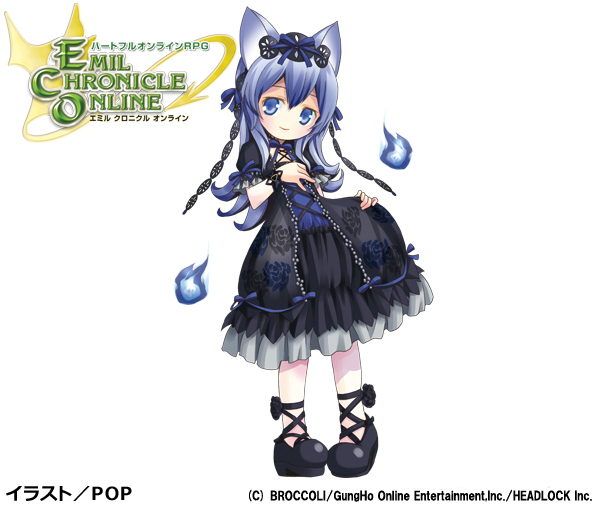 1girl, animal_ears, artist_name, black_boots, black_dress, black_hairband, blue_bow, blue_dress