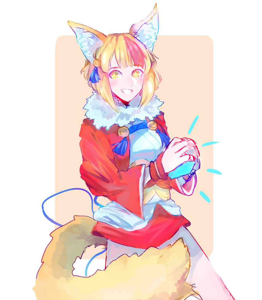 1girl, animal_ears, breasts, fire_emblem, fire_emblem_fates, fox_ears, fox_girl, fox_tail