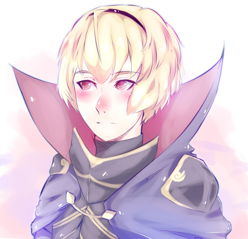 1boy, armor, black_armor, blonde_hair, fire_emblem, fire_emblem_fates, hairband, highres