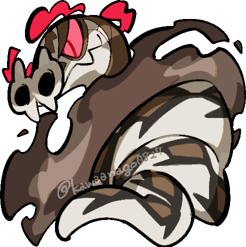 animal_focus, chibi, chibi_only, closed_mouth, commentary_request, dynamax, full_body, gigantamax