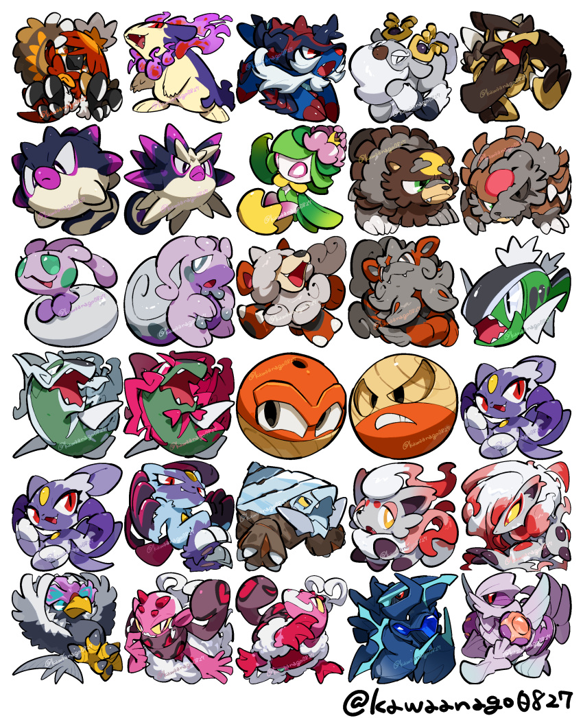 absurdres, aqua_eyes, basculegion, basculegion_(female), basculegion_(male), basculin, basculin_(white), bloodmoon_ursaluna