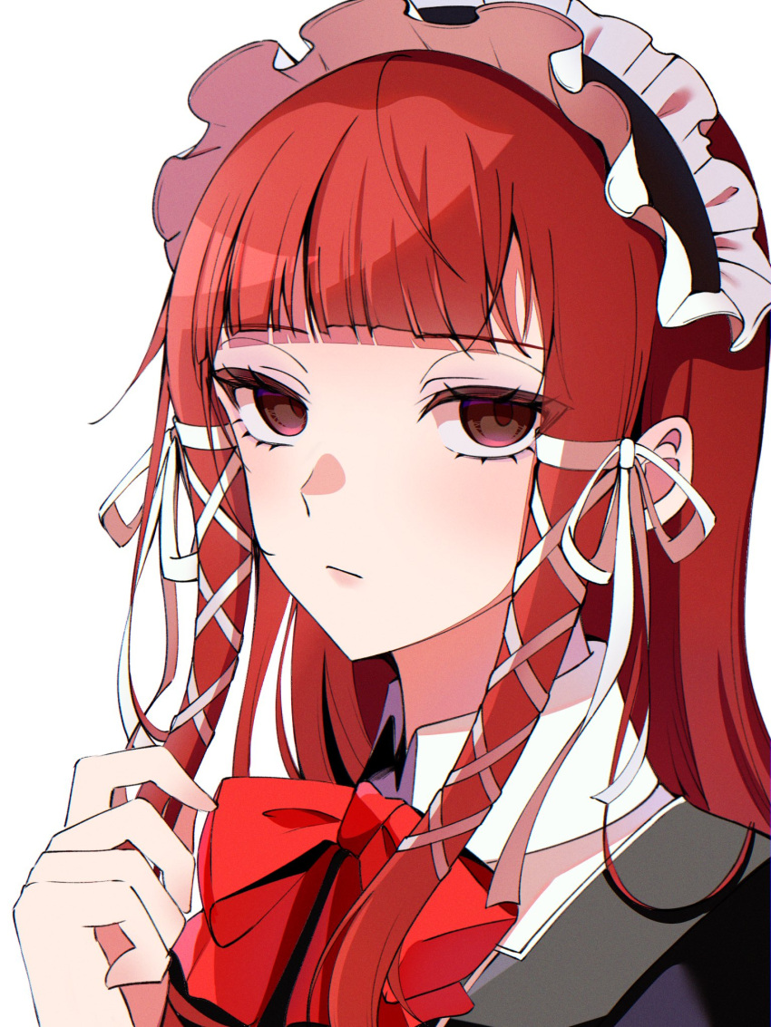 1girl, bow, closed_mouth, commentary_request, expressionless, eyelashes, hair_ornament, highres
