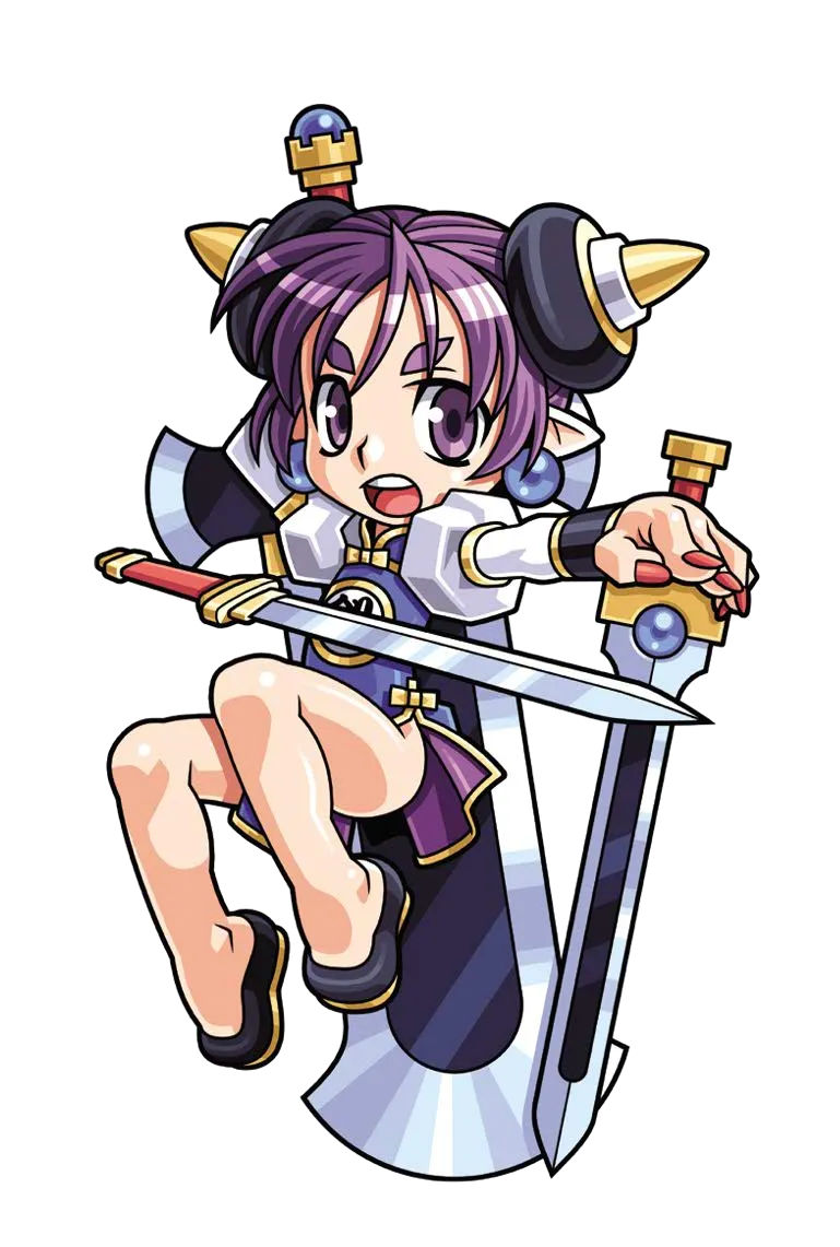 1girl, black_shoes, blue_dress, dress, earrings, floating, floating_object, floating_sword