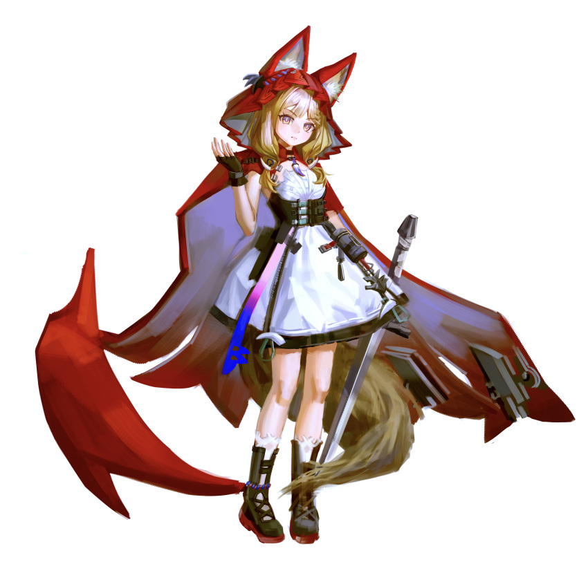 1girl, absurdres, animal_ear_fluff, animal_ears, arknights, arknights:_endfield, belt, bing_guo