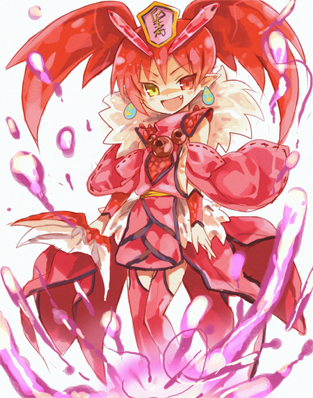 bad_id, fang, heterochromia, open_mouth, personification, pointy_ears, smile, twintails