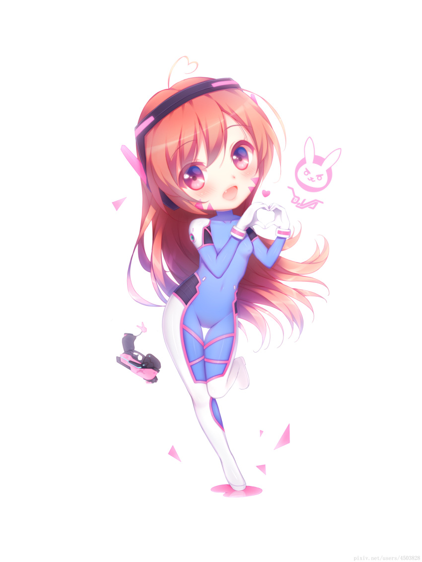 1girl, ahoge, animal_print, blush, bodysuit, bracer, breasts, brown_eyes