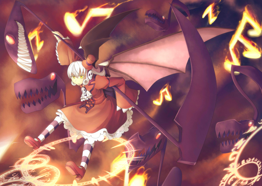 fallecimiento_melodia, gothic_lolita, highres, lolita_fashion, magic_circle, original, rouzille, scythe