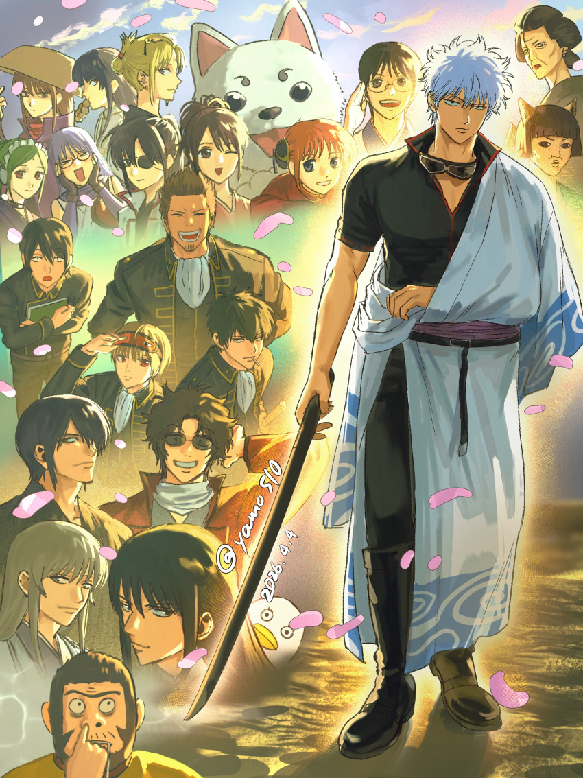 absurdres, anniversary, bokken, gintama, happy_anniversary, highres, hijikata_toushirou, japanese_clothes