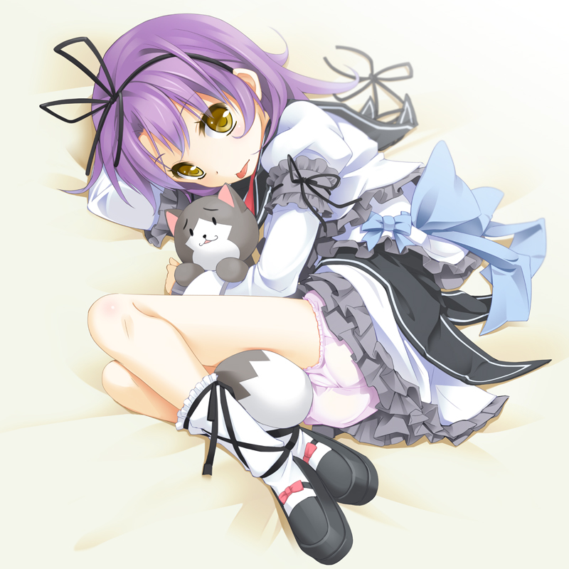 :p, ankle_lace-up, bloomers, blurry, bow, cross-laced_footwear, depth_of_field, eiyuu_densetsu