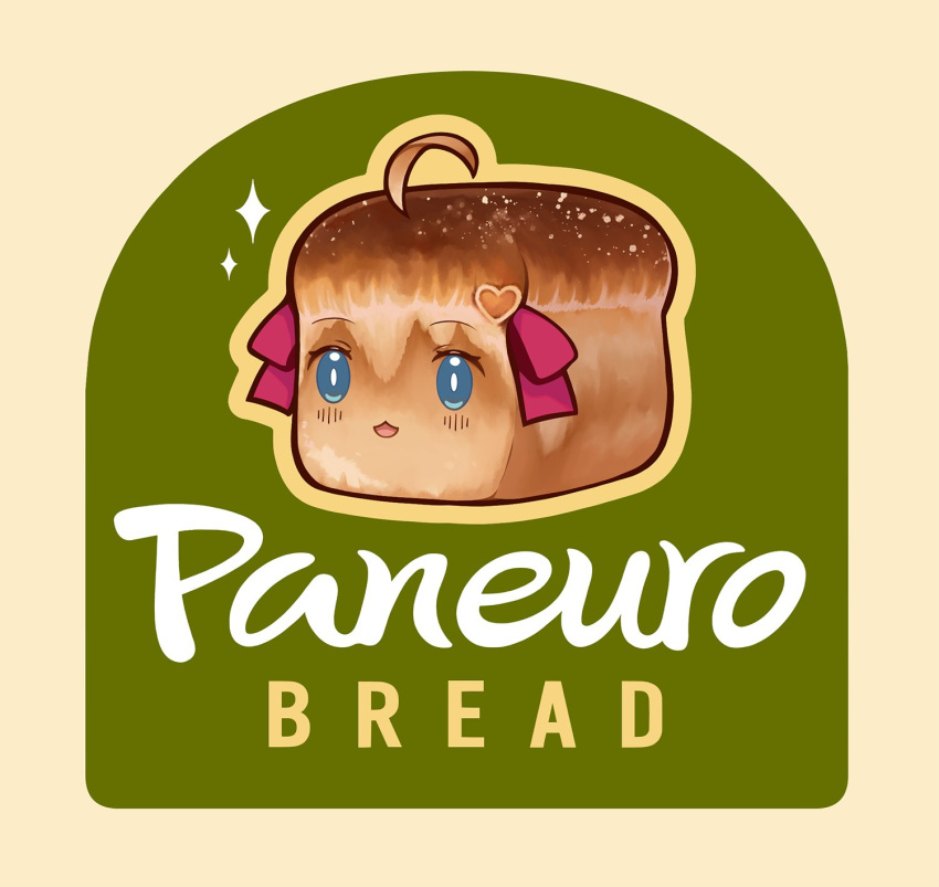 1girl, :3, ahoge, bread, commentary, english_text, food, from_side