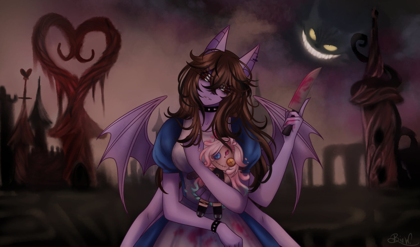 alice:_madness_returns, alice_liddell_(american_mcgee's_alice), alice_liddell_(american_mcgee's_alice)_(cosplay), american_mcgee's_alice, animal_ears, apron, arthropod_girl, bat_ears