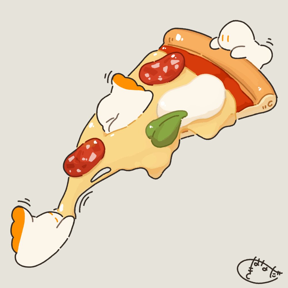 cheese, commentary_request, floating, food, food_focus, ghost, grey_background, hanada_tanuki