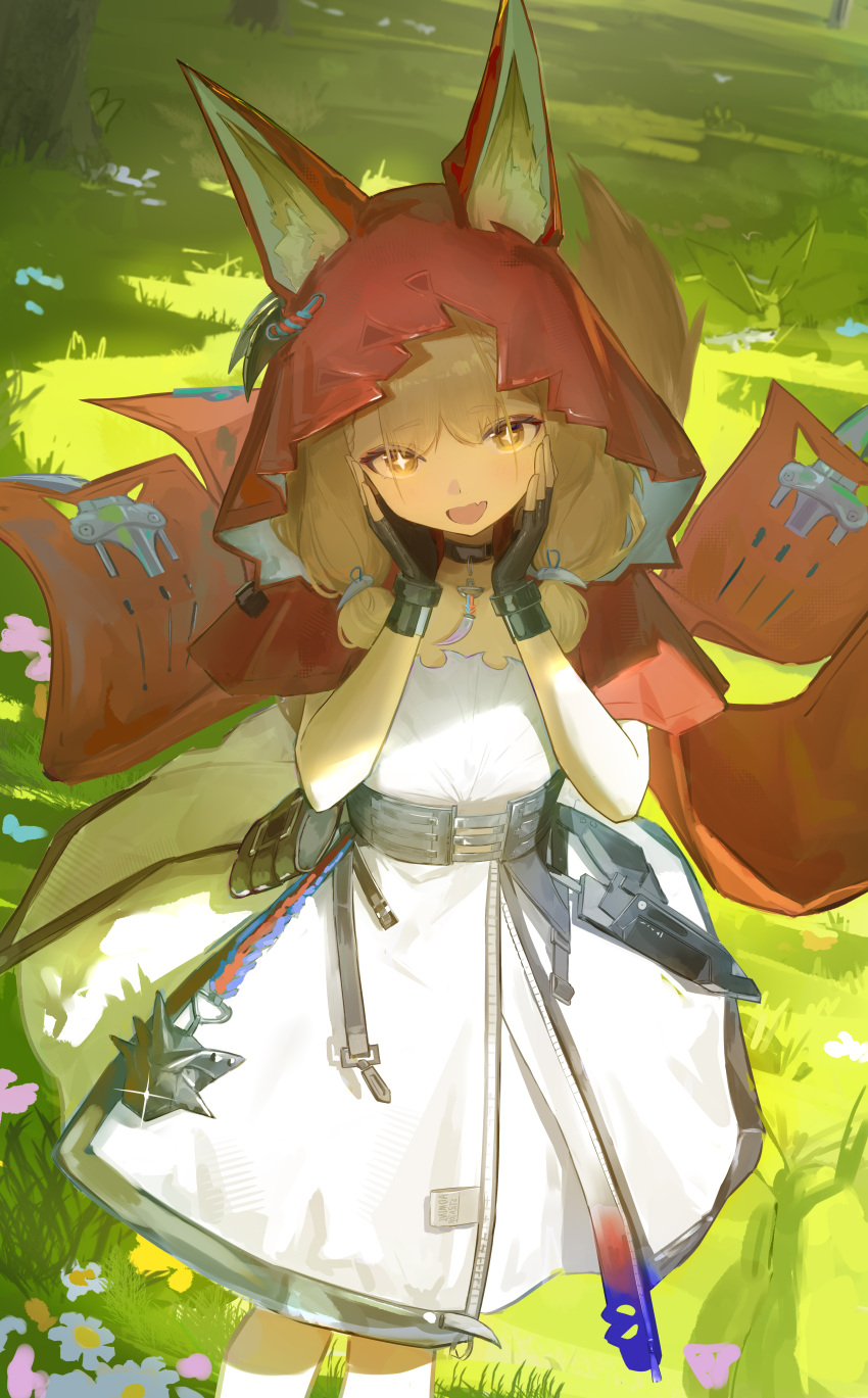 1girl, absurdres, animal_ear_fluff, animal_ear_hood, animal_ears, arknights, arknights:_endfield, black_gloves